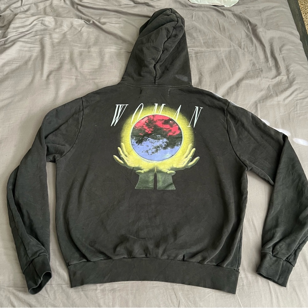 Virgil Off-White “Woman” Sweat shirt Sz L mens - Picture 2 of 9